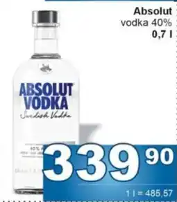 Jip Absolut vodka 40% nabídka