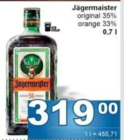 Jip Jägermaister original 35% orange 33% nabídka