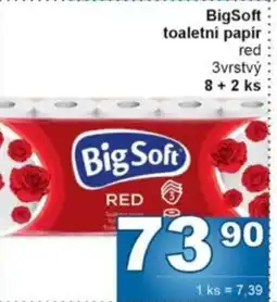 Jip BigSoft toaletní papír red 3vrstvý nabídka