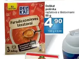 Jip Delikat polévka rajčatová s těstovinami nabídka