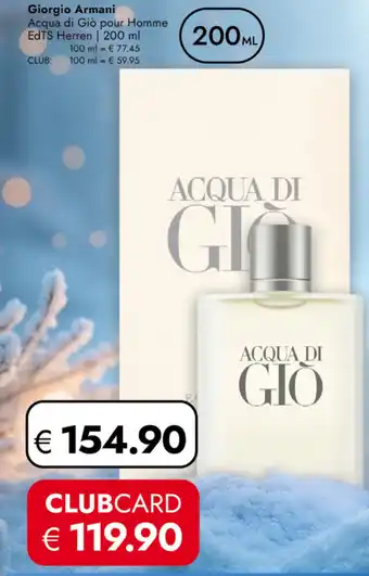 TRAVEL FREE Giorgio Armani Acqua di Giò pour Homme nabídka