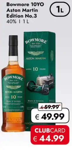 TRAVEL FREE Bowmore 10YO Aston Martin Edition No.3 40% nabídka
