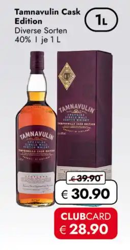 TRAVEL FREE Tamnavulin Cask Edition nabídka