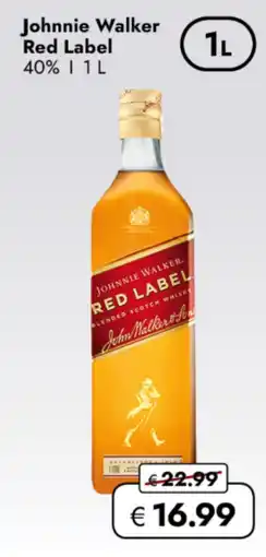 TRAVEL FREE Johnnie Walker Red Label 40% nabídka