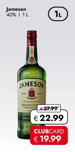 TRAVEL FREE Jameson 40% nabídka