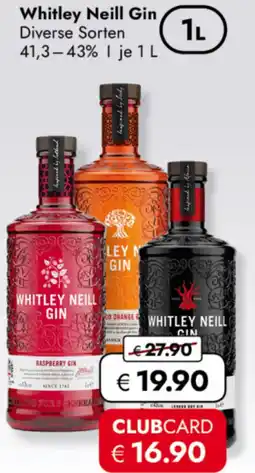 TRAVEL FREE Whitley Neill Gin 41.3-43% nabídka