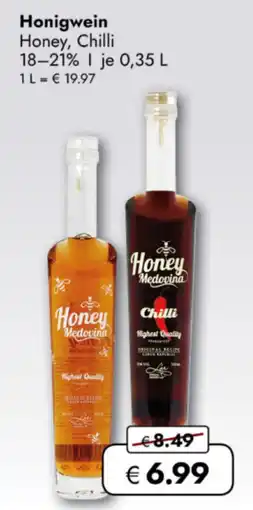 TRAVEL FREE Honigwein Honey, Chilli 18-21% nabídka