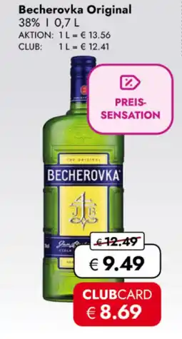 TRAVEL FREE Becherovka Original 38% nabídka
