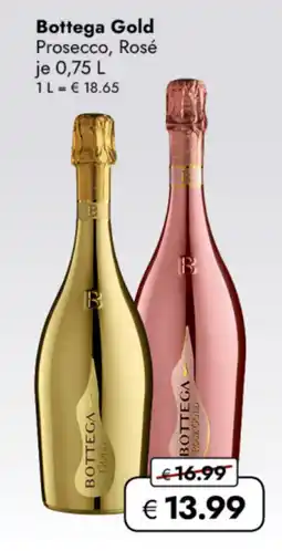 TRAVEL FREE Bottega Gold Prosecco, Rosé nabídka