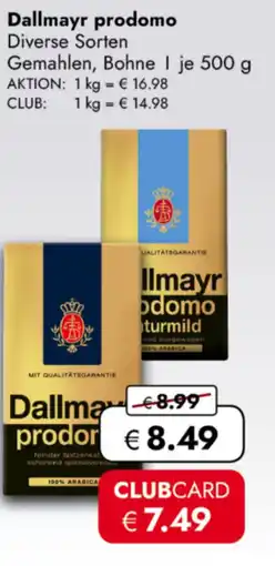 TRAVEL FREE Dallmayr prodomo nabídka