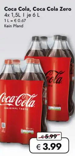 TRAVEL FREE Coca Cola, Coca Cola Zero nabídka