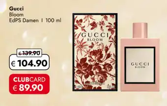 TRAVEL FREE Gucci Bloom EdPS Damen nabídka