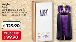 TRAVEL FREE Mugler Alien EdPS Damen nabídka