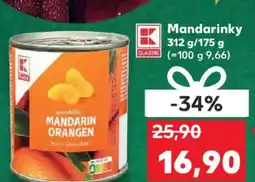 Kaufland Mandarinky nabídka