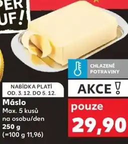 Kaufland Máslo nabídka