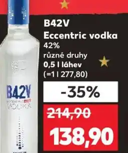 Kaufland B42V Eccentric vodka 42% nabídka