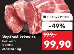 Kaufland Vepřová krkovice nabídka