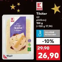 Kaufland Tilsiter sýr plátkový nabídka