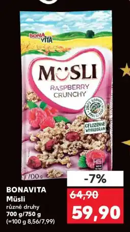 Kaufland BONAVITA Müsli nabídka