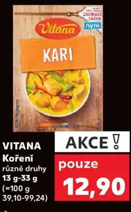 Kaufland VITANA Koření nabídka