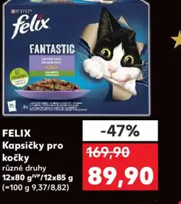 Kaufland FELIX Kapsičky pro kočky nabídka