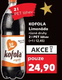 Kaufland KOFOLA Limonáda nabídka