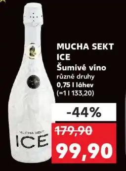 Kaufland MUCHA SEKT ICE Šumivé víno nabídka