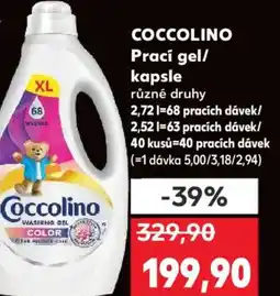 Kaufland COCCOLINO Prací gel/ kapsle nabídka
