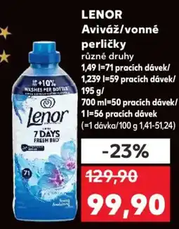 Kaufland LENOR Aviváž/vonné perličky nabídka