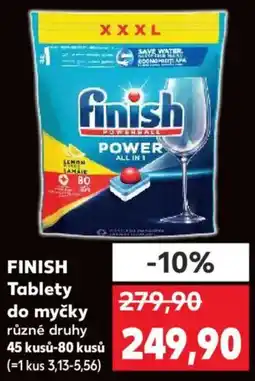 Kaufland FINISH Tablety do myčky nabídka