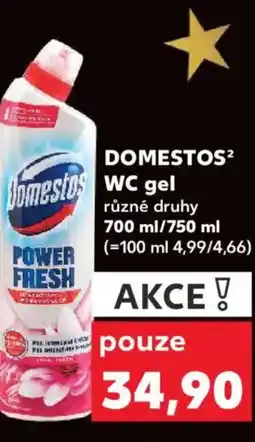 Kaufland DOMESTOS² WC gel nabídka