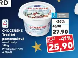 Kaufland CHOCEŇSKÉ Tradiční pomazánkové nabídka