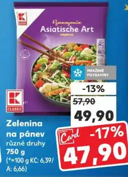 Kaufland Zelenina na pánev nabídka