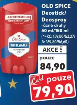 Kaufland OLD SPICE Deostick/ Deospray nabídka