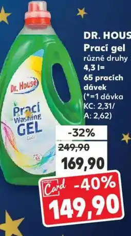 Kaufland DR. HOUSE Prací gel nabídka