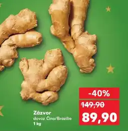 Kaufland Zázvor nabídka