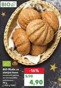 Kaufland BIO Mušle se zlatým Inem nabídka