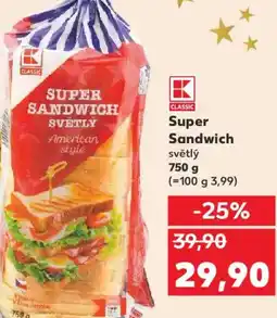 Kaufland Super Sandwich světlý nabídka