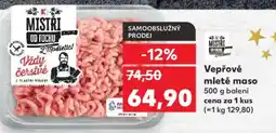 Kaufland Vepřové mleté maso nabídka