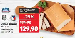 Kaufland Uzená slanina bez kůže uzené maso nabídka