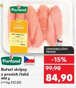 Kaufland Kuřecí stripsy z prsních řízků nabídka