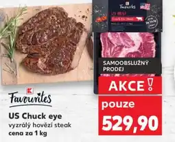 Kaufland US Chuck eye vyzrálý hovězí steak nabídka