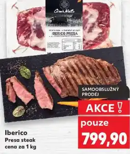 Kaufland Iberico Presa steak nabídka