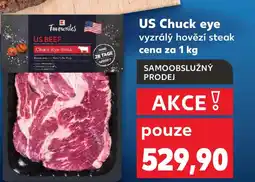 Kaufland US Chuck eye vyzrálý hovězí steak nabídka