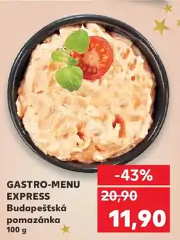 Kaufland GASTRO-MENU EXPRESS Budapešťská pomazánka nabídka