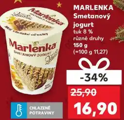 Kaufland MARLENKA Smetanový jogurt nabídka