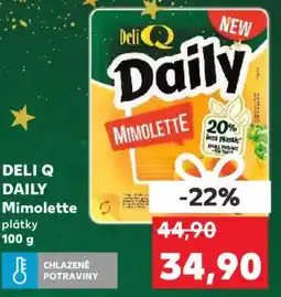 Kaufland DELI Q DAILY Mimolette plátky nabídka