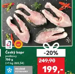 Kaufland Český kapr podkovy nabídka