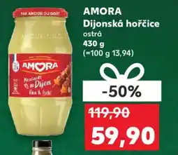 Kaufland AMORA Dijonská hořčice ostrá nabídka