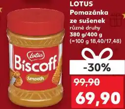 Kaufland LOTUS Pomazánka ze sušenek nabídka